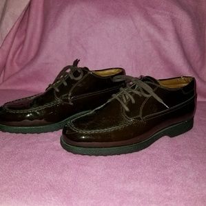 SALE Auth. Brown Patent JP TOD'S Loafers